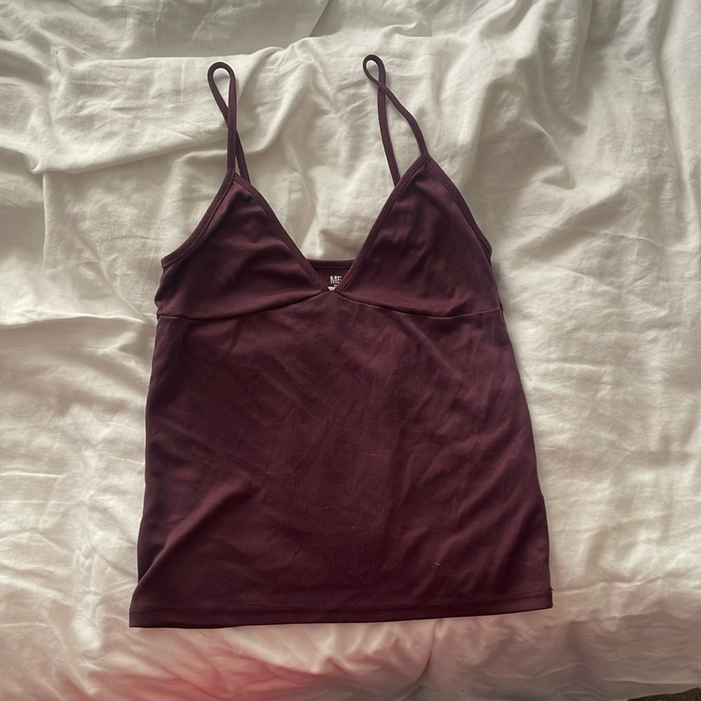 Purple tank top pacsun me to we